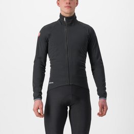 CASTELLI Cycling thermal jacket - GAVIA LITE - black