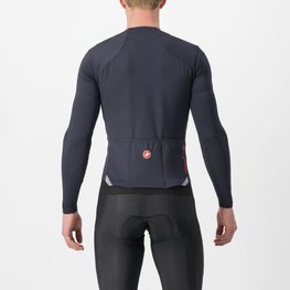 CASTELLI Cycling winter long sleeve jersey - FLY LS - black
