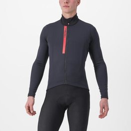 CASTELLI Cycling winter long sleeve jersey - ENTRATA THERMAL - black