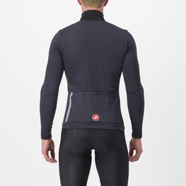 CASTELLI Cycling winter long sleeve jersey - ENTRATA THERMAL - black