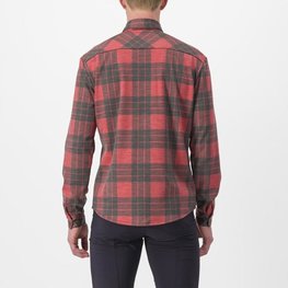 CASTELLI shirt - UNLIMITED FLANNEL - red