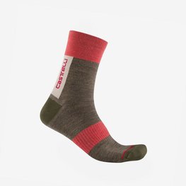 CASTELLI Cyclingclassic socks - VELOCISSIMA THERMAL - green