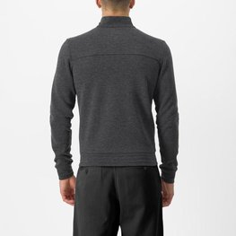 CASTELLI hoodie - VIGORELLI TRACK - grey
