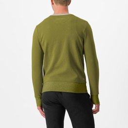 CASTELLI pullover - LOGO SWEATSHIRT - green