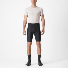 CASTELLI Cycling shorts without bib - ESPRESSO - black