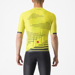 CASTELLI Cycling short sleeve jersey - CLIMBER´S 4.0 - yellow