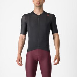 CASTELLI Cycling short sleeve jersey - ESPRESSO - anthracite