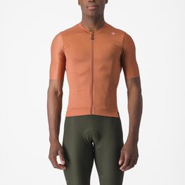 CASTELLI Cycling short sleeve jersey - ESPRESSO - brown