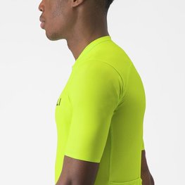 CASTELLI Cycling short sleeve jersey - PROLOGO LITE - yellow