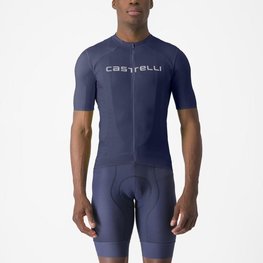 CASTELLI Cycling short sleeve jersey - PROLOGO LITE - blue