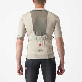 CASTELLI Cycling short sleeve jersey - UNLIMITED PRO - ivory
