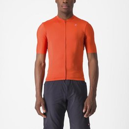 CASTELLI Cycling short sleeve jersey - UNLIMITED ENTRATA - orange