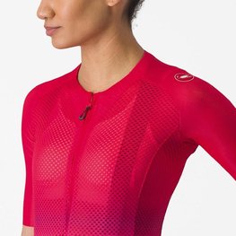 CASTELLI Cycling short sleeve jersey - CLIMBER'S 4.0 W - red