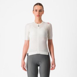 CASTELLI Cycling short sleeve jersey - ESPRESSO W - ivory