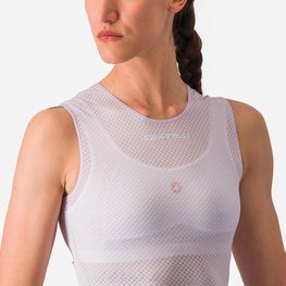 CASTELLI Cycling sleeve less t-shirt - PRO MESH W - purple