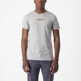 CASTELLI Cycling short sleeve t-shirt - CLASSICO - grey