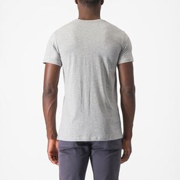 CASTELLI Cycling short sleeve t-shirt - CLASSICO - grey