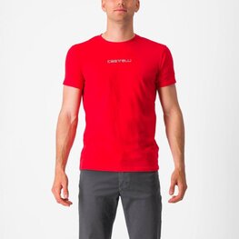 CASTELLI Cycling short sleeve t-shirt - CLASSICO - red