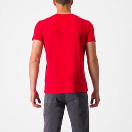 CASTELLI Cycling short sleeve t-shirt - CLASSICO - red
