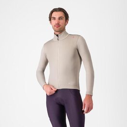 CASTELLI Cycling thermal jacket - ESPRESSO AIR - grey