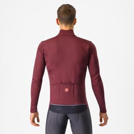 CASTELLI Cycling thermal jacket - ESPRESSO AIR - bordeaux