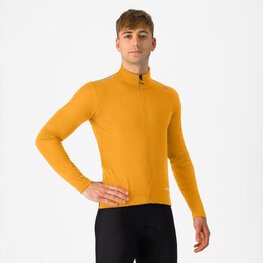 CASTELLI Cycling thermal jacket - ESPRESSO AIR - orange