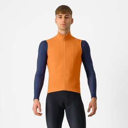 CASTELLI Cycling gilet - ESPRESSO VEST - orange