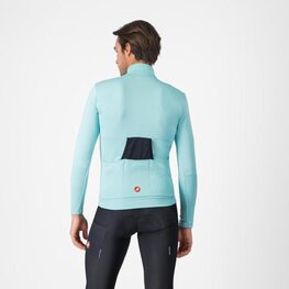 CASTELLI Cycling winter long sleeve jersey - UNLIMITED TRAIL 2 - light blue