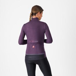 CASTELLI Cycling thermal jacket - PERFETTO AIR W - purple