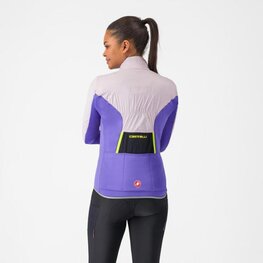 CASTELLI Cycling thermal jacket - UNLIMITED W - pink/purple