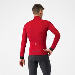 CASTELLI Cycling thermal jacket - SALTO - red