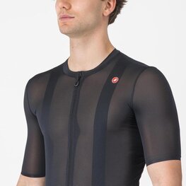 CASTELLI Cycling short sleeve jersey - A/C - black