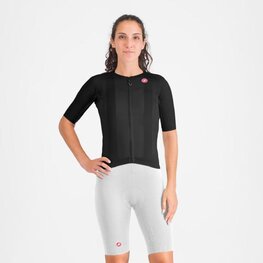 CASTELLI Cycling bib shorts - FREE AERO RACE S W - white