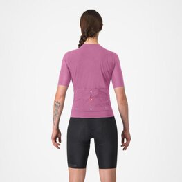 CASTELLI Cycling short sleeve jersey - PREMIO EVO W - purple
