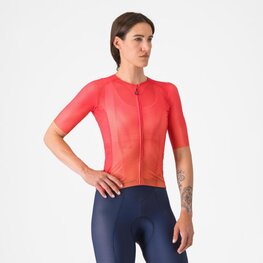 CASTELLI Cycling short sleeve jersey - A/C W - red