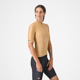 CASTELLI Cycling short sleeve jersey - UNLIMITED W - brown