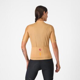 CASTELLI Cycling short sleeve jersey - UNLIMITED W - brown