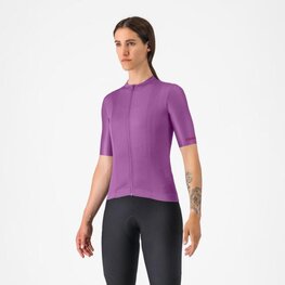 CASTELLI Cycling short sleeve jersey - UNLIMITED W - purple