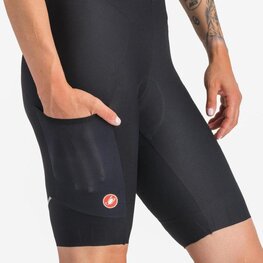 CASTELLI Cycling bib shorts - UNLIMITED ENDURANCE W DT - black