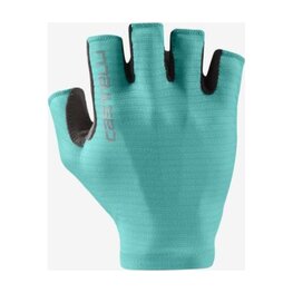 CASTELLI Cycling fingerless gloves - ESPRESSO W - light blue