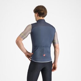 CASTELLI Cycling gilet - FLY DIRECT - blue