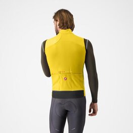 CASTELLI Cycling gilet - PERFETTO AIR - yellow