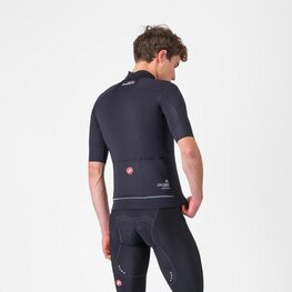 CASTELLI Cycling windproof jacket - DO.DI.CI. SHORT SLEEVE - black