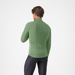 CASTELLI Cycling thermal jacket - COMPETIZIONE - green