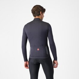 CASTELLI Cycling winter long sleeve jersey - PURO 4 - grey