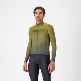 CASTELLI Cycling winter long sleeve jersey - APICE - green