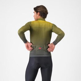 CASTELLI Cycling winter long sleeve jersey - APICE - green