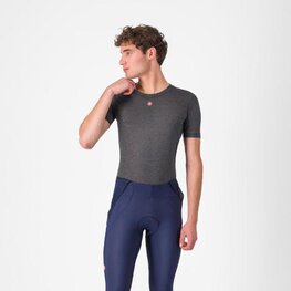 CASTELLI Cycling short sleeve t-shirt - MEDIO BASE LAYER - grey