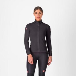 CASTELLI Cycling thermal jacket - ALPHA 150 W - black