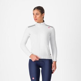 CASTELLI Cycling thermal jacket - ESPRESSO AIR W - white